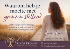 Vrouw die leert grenzen stellen en dichter bij zichzelf komt