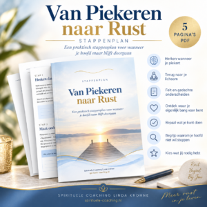 Van piekeren naar rust stappenplan