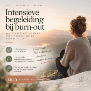 Intensieve begeleiding bij burn-out